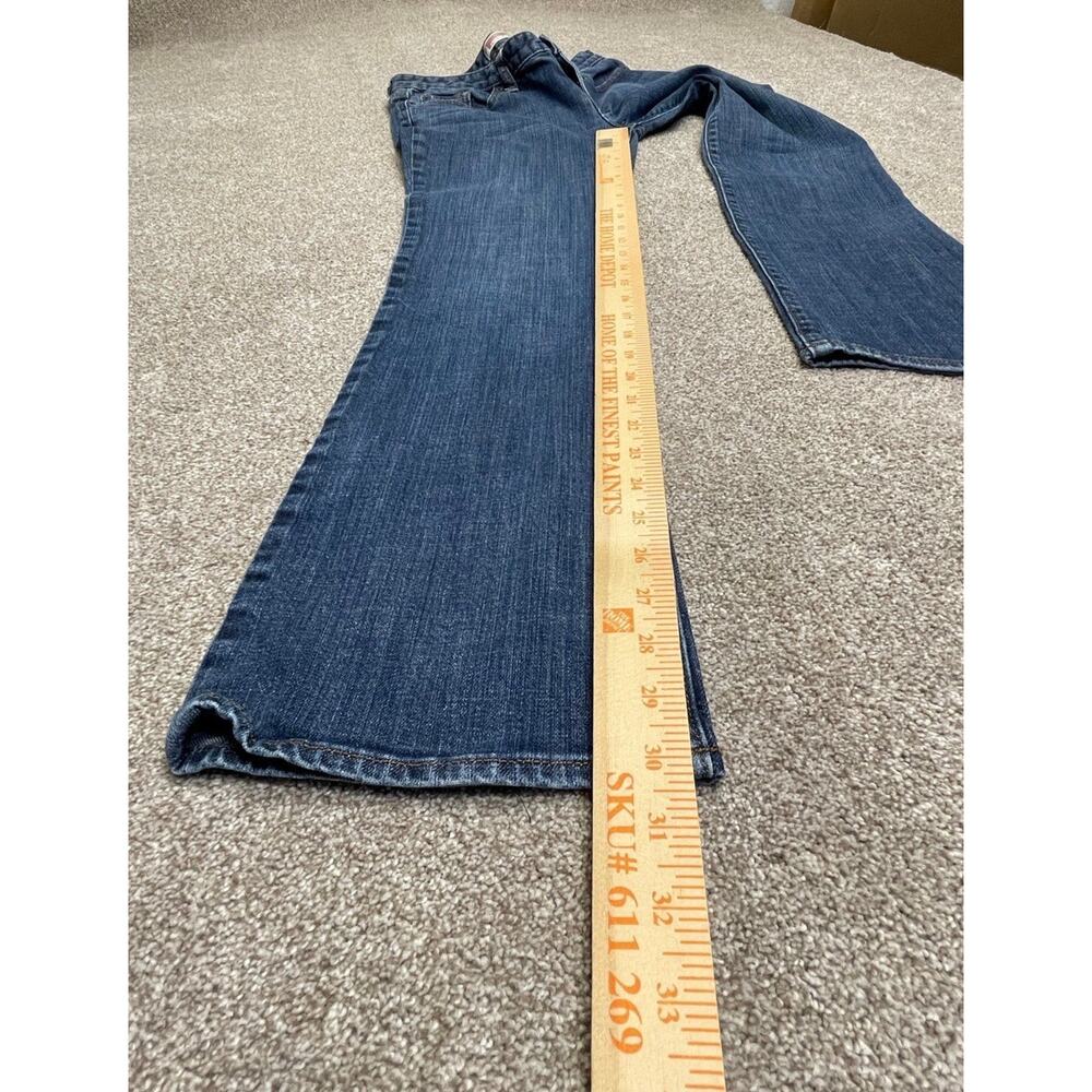 Y2K Indie Sleaze Gap Premium Bootcut Low Rise Jeans Size 8 Medium Wash Indigo - Picture 10 of 13